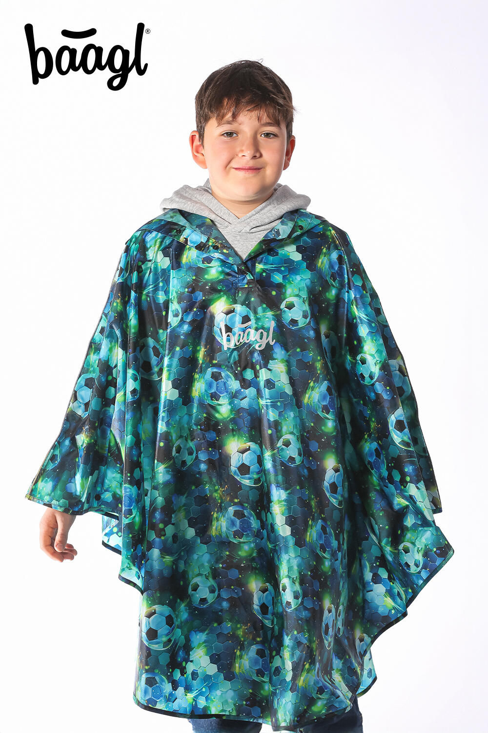 Outdoor-Regenponcho Einhorn Gr. S (110 -130 cm) 6/7