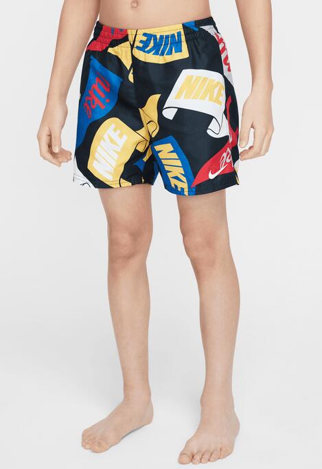 Costume da bagno ragazzo nike breaker 4 volley - nero 7/7