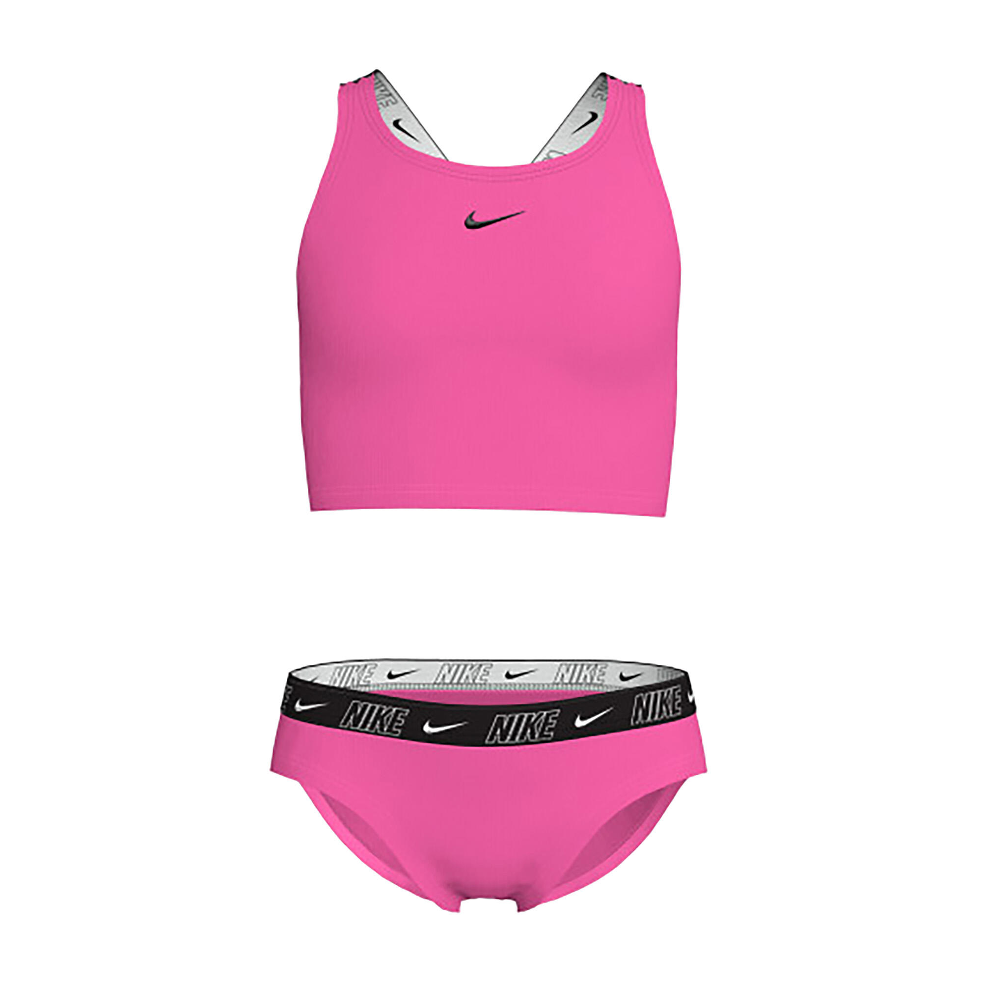 Twee-delig zwemset voor kinderen Nike Logo Tape Crossback Midkini 4/4