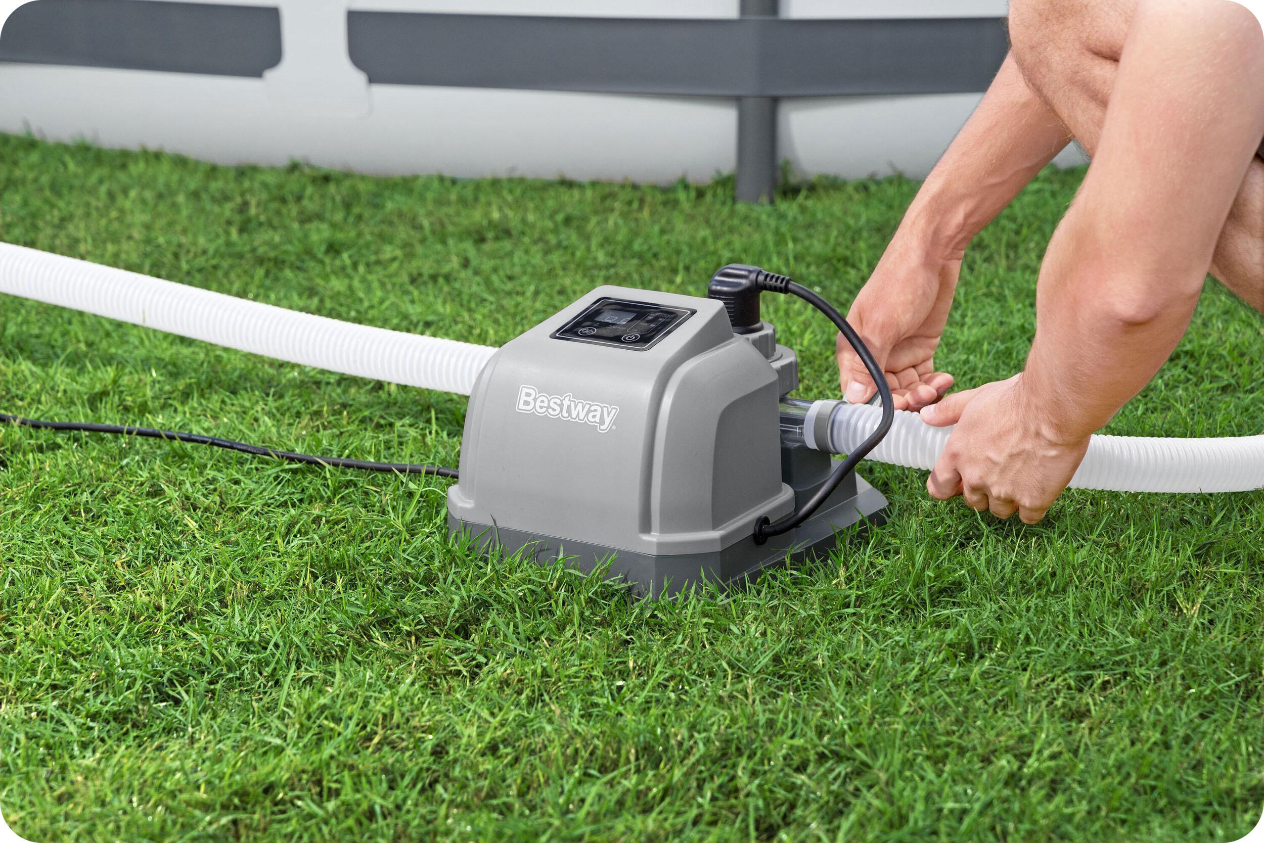 Bestway Électrolyseur d'eau salée 2 g/h Hydrogenic 4/7