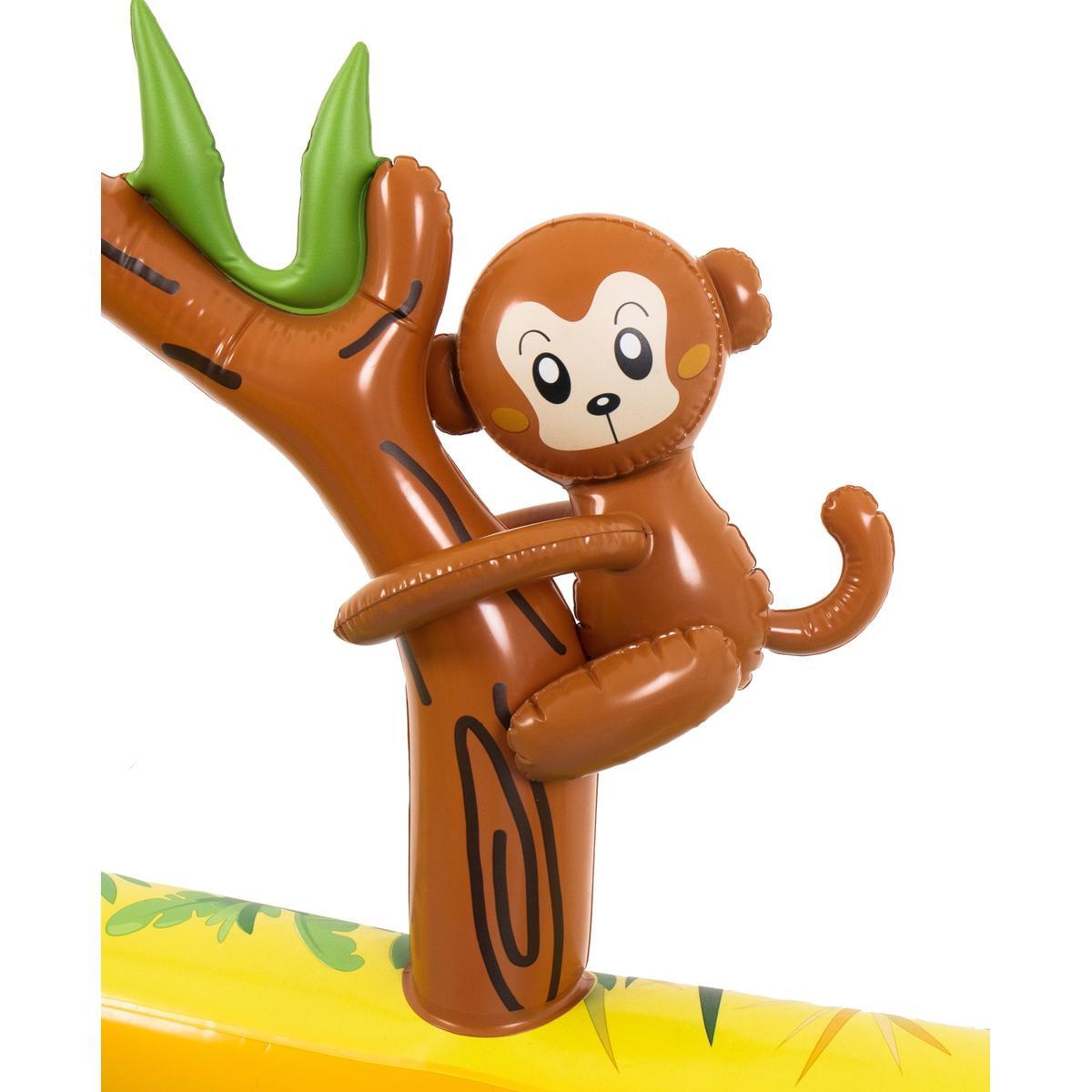 Wasserspielcenter Tiere 214x167x85cm mit Rutsche, Sprinkler und Spielzubehör 4/9