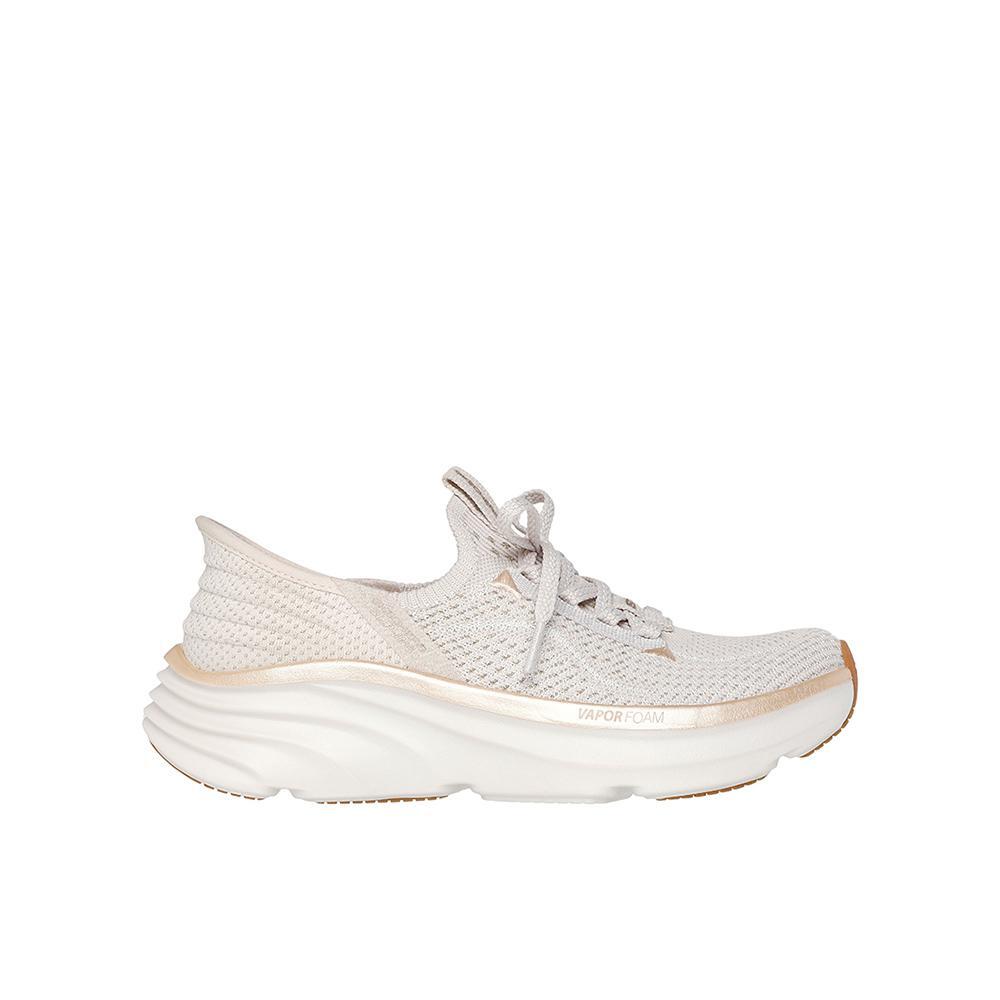 Turnschuh DAMEN Skechers Slip-ins D'lux Vapor Mesh BEIGE Decathlon