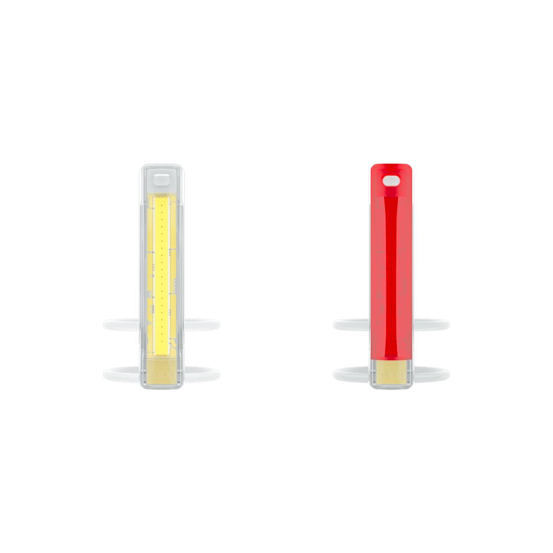 Knog Plus Twinpack Bike light set - Translucent 1/5