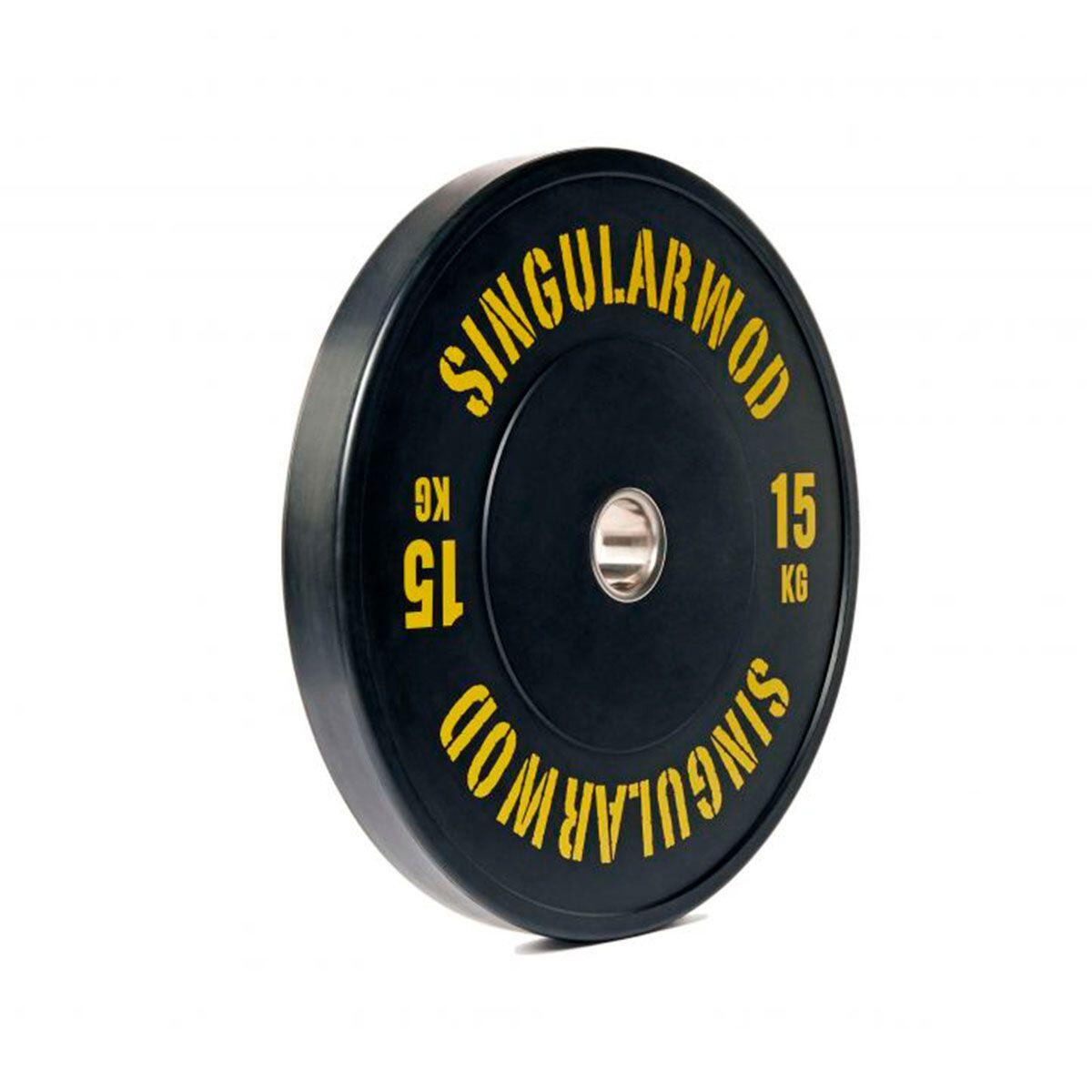 Disco De Goma Alta Intensidad Para Entrenamiento Funcional Plus 15 Kg 1/2