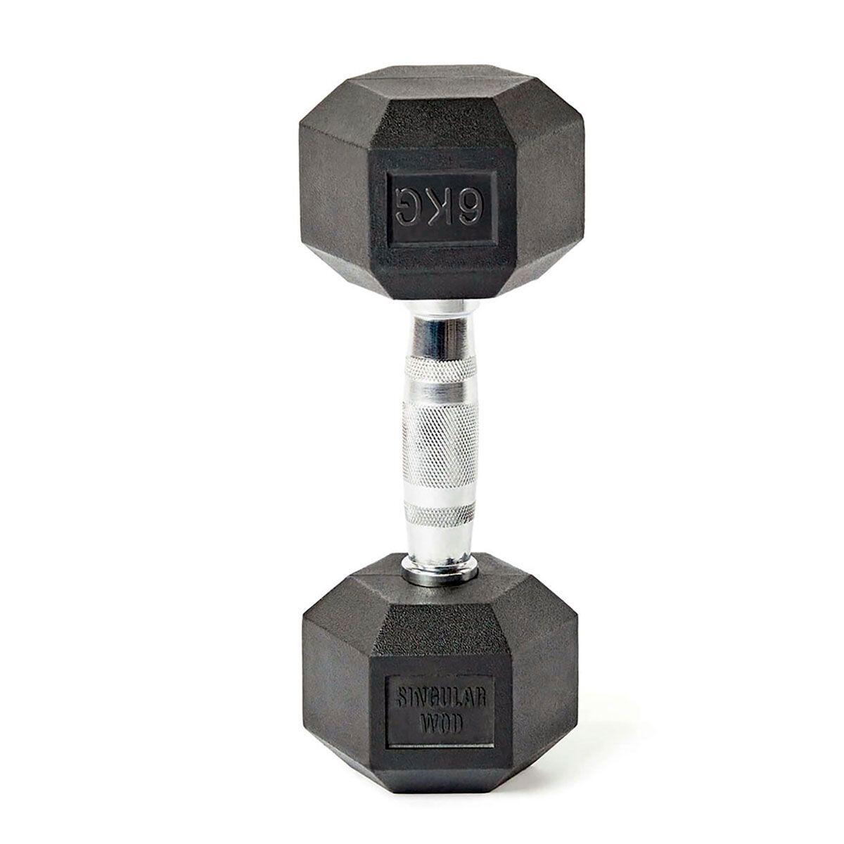 SINGULAR WOD Mancuerna Hexagonal Individual Cross Training de SingularWod
