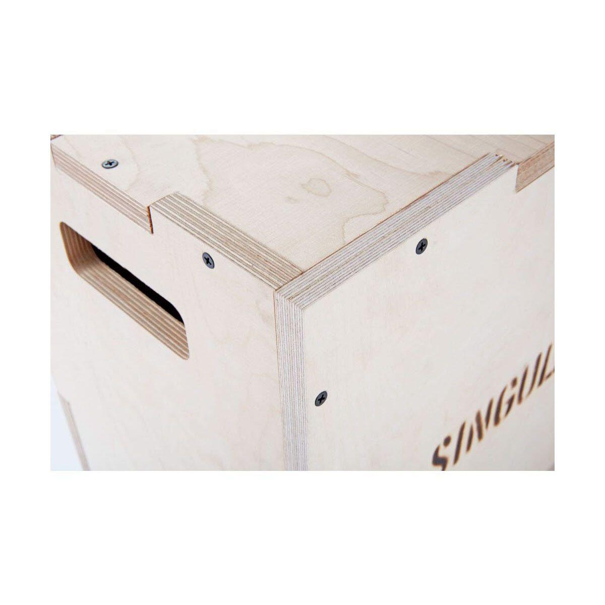 Cajón Pliométrico Pequeño Eucalipto (40x30x50 Cm) Jump Box 3/3