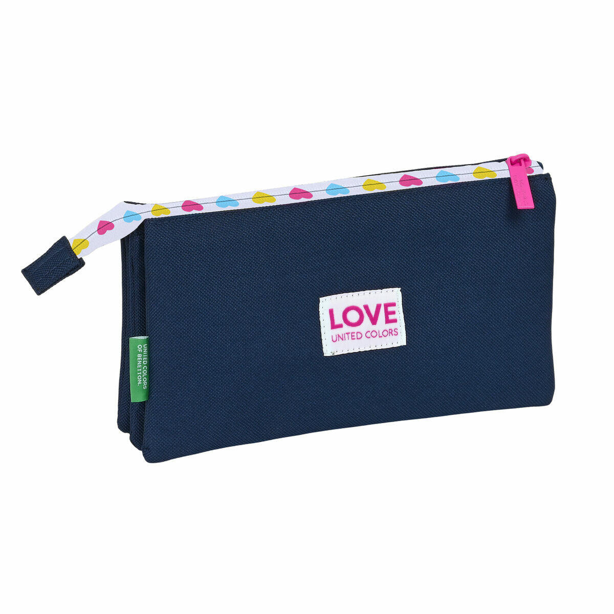 Portaoggetti Triplo Benetton Love Blu Marino 2/3