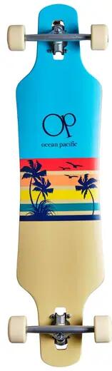 Ocean pacific sunset longboard completo - 39" - azul