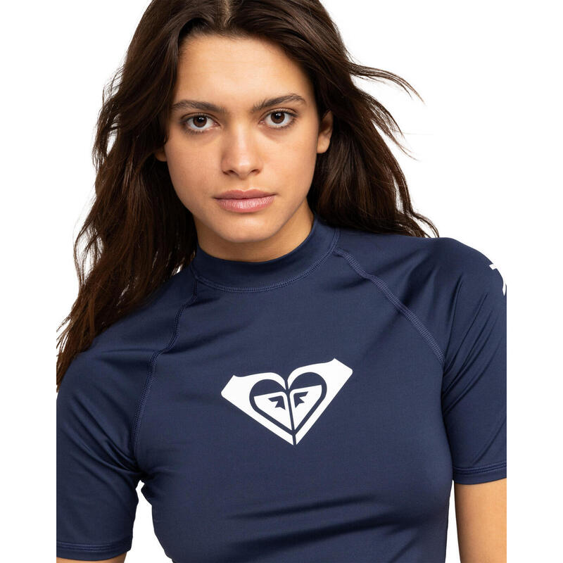 Lycra manches courtes WHOLE HEARTED Bleu Femme