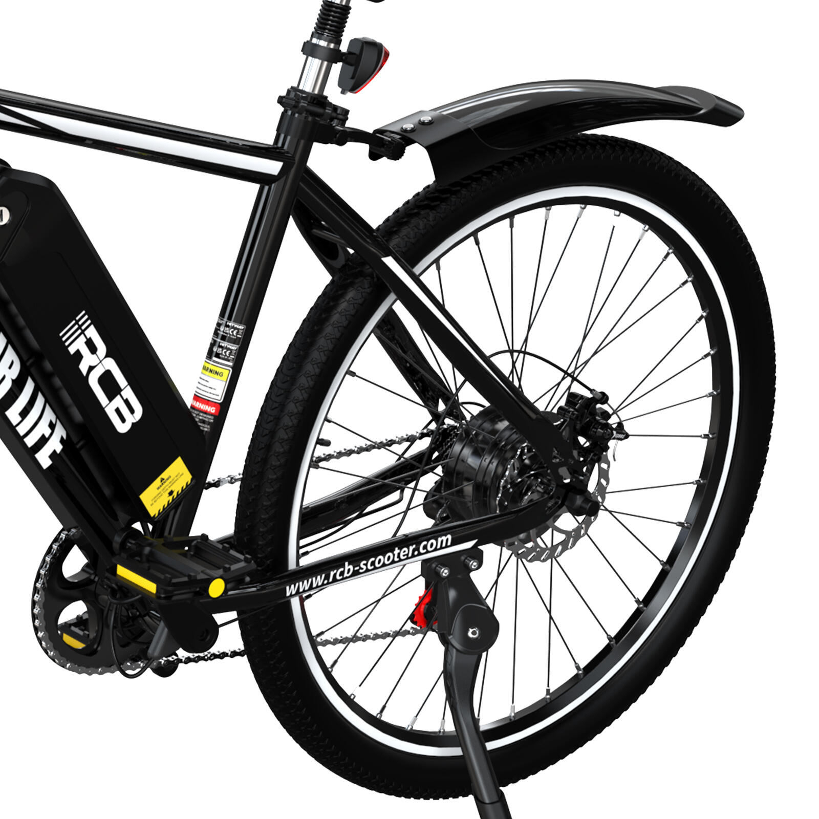 Electric City Bikes RK15, E-bikes 26",30-50 km,36V 10.4Ah 6/8