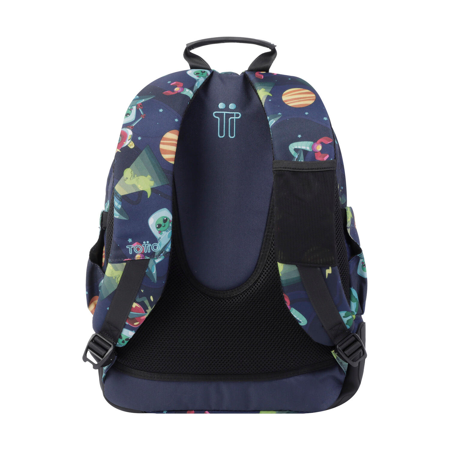 Totto Mochila escolar Crayoles Planetas y aliens Poliéster 33 x 44 x 13.5 cm 3/5