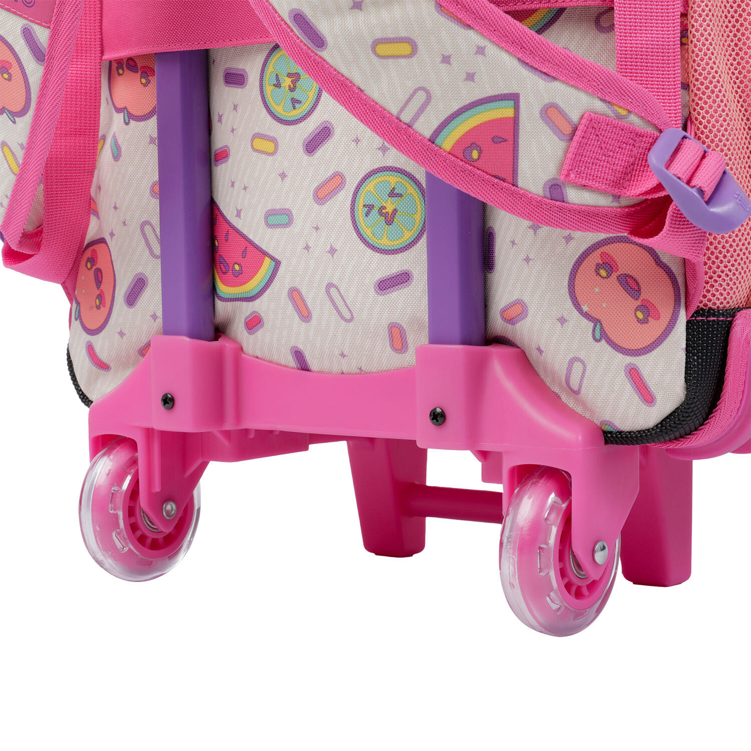 Totto Mochila infantil ruedas Ice Fruit Rosa Poliéster 31.5 x 44 x 12 cm 5/5