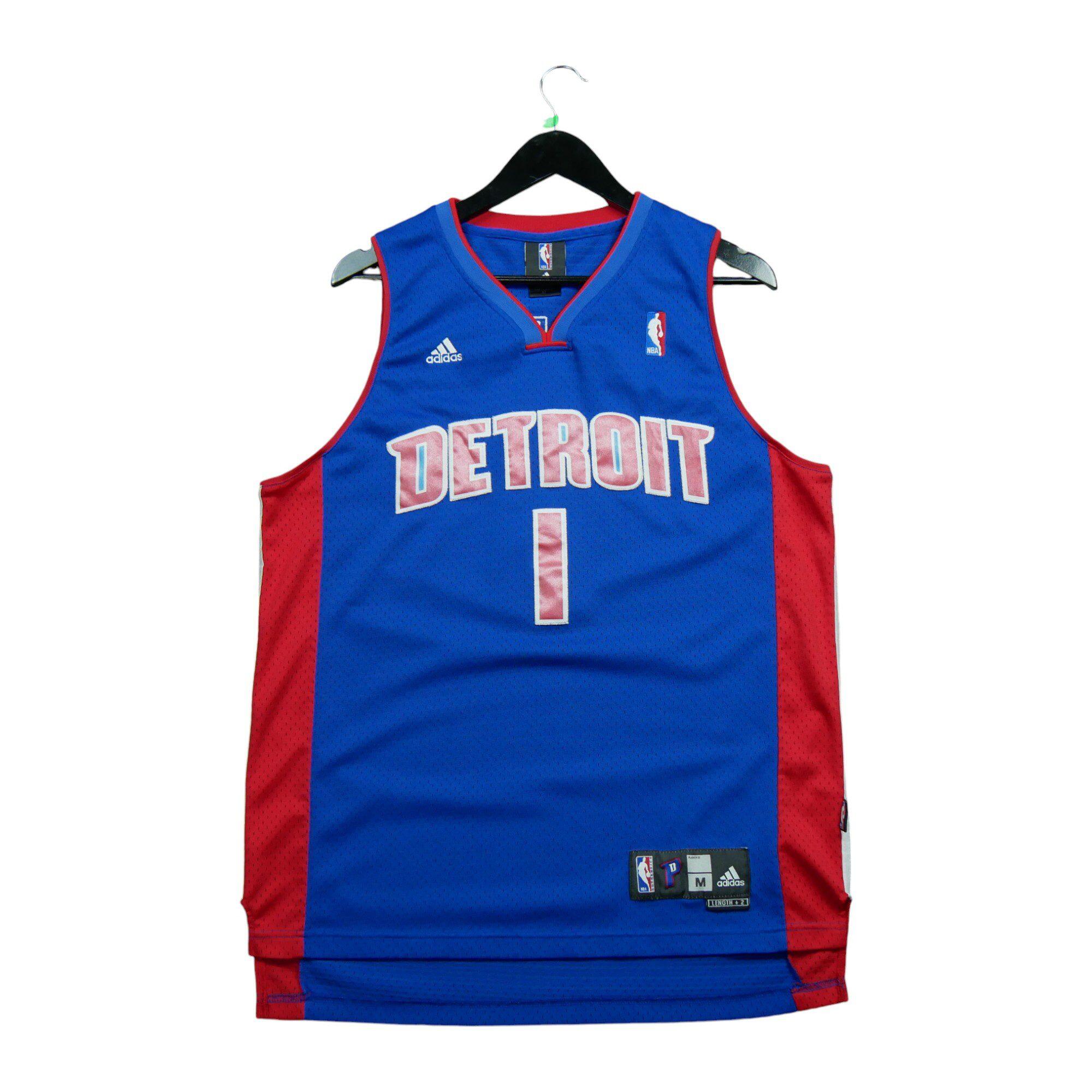 ADIDAS Seconda Mano - Maglia NBA dei Detroit Pistons Adidas - Stato molto buono