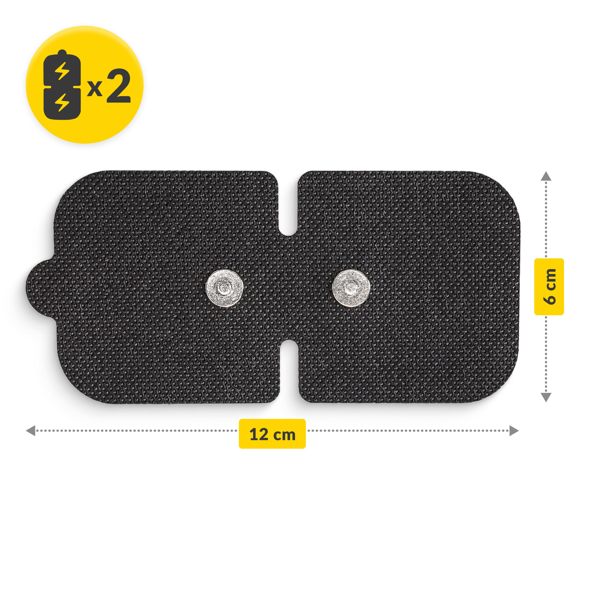 Gelové elektrody pro elektrostimulaci 4FIZJO TENS/EMS 2 ks 6/7