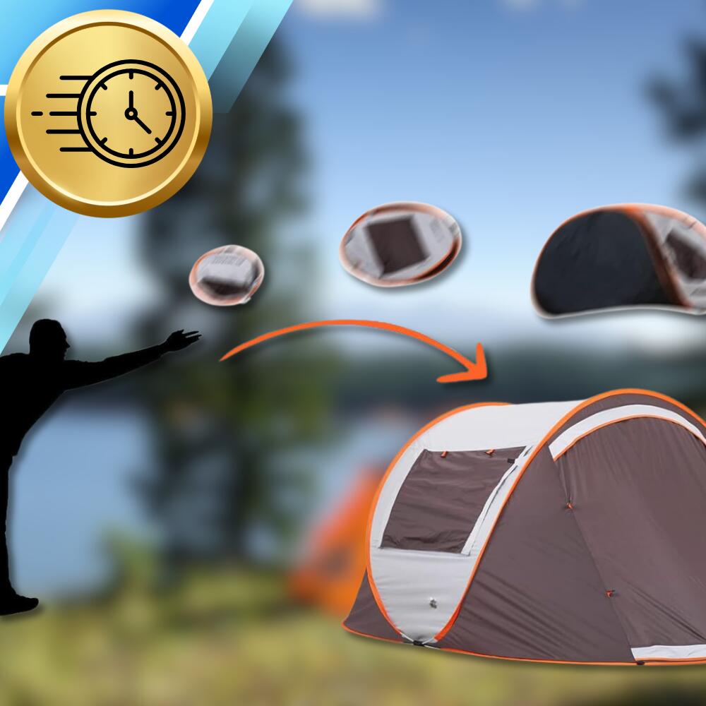 Namiot Samorozkładający Pop-Up 2 Osoby Camping 2/7