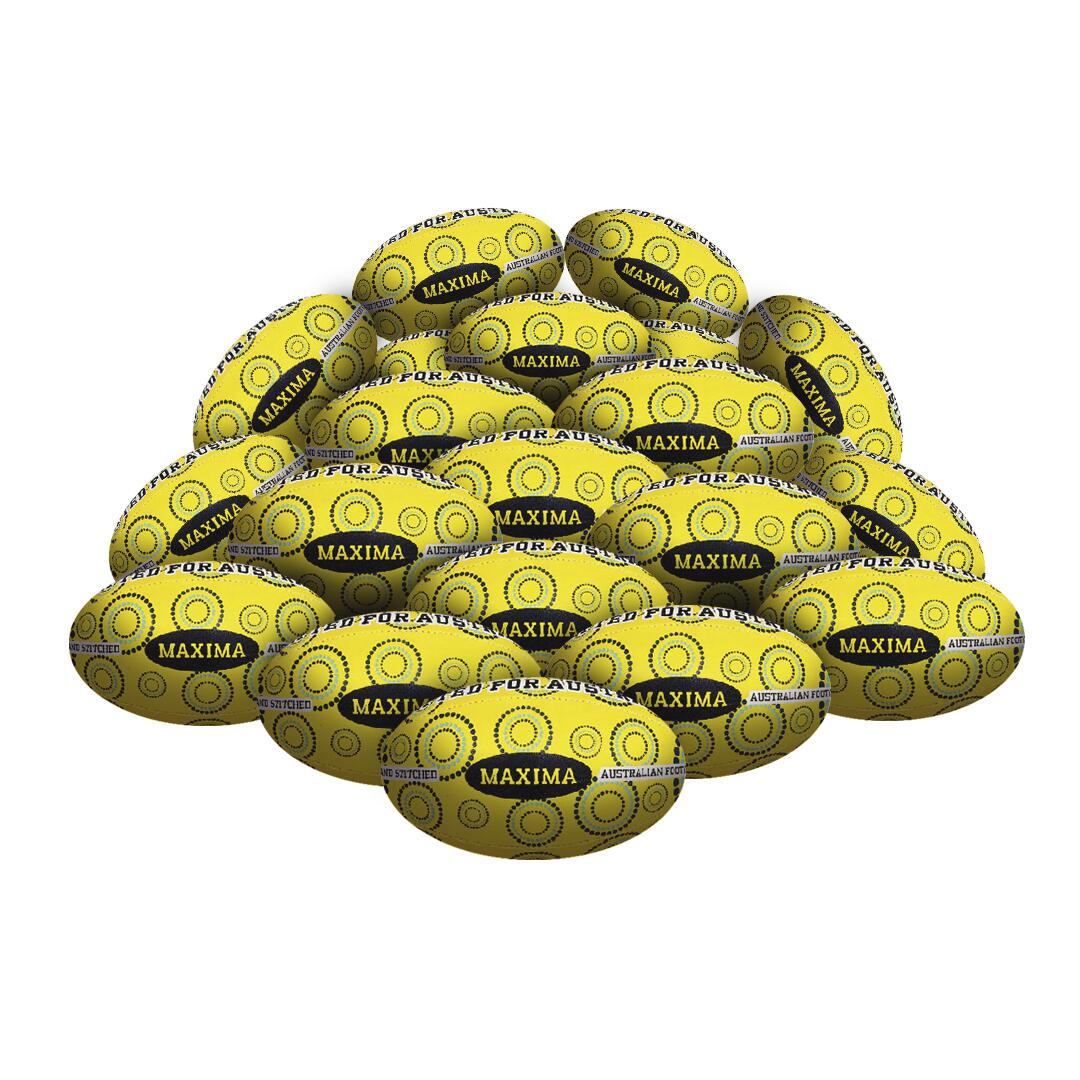STRADIA MAXIMA Aussie Rules Ball - Professional Grade - PK20