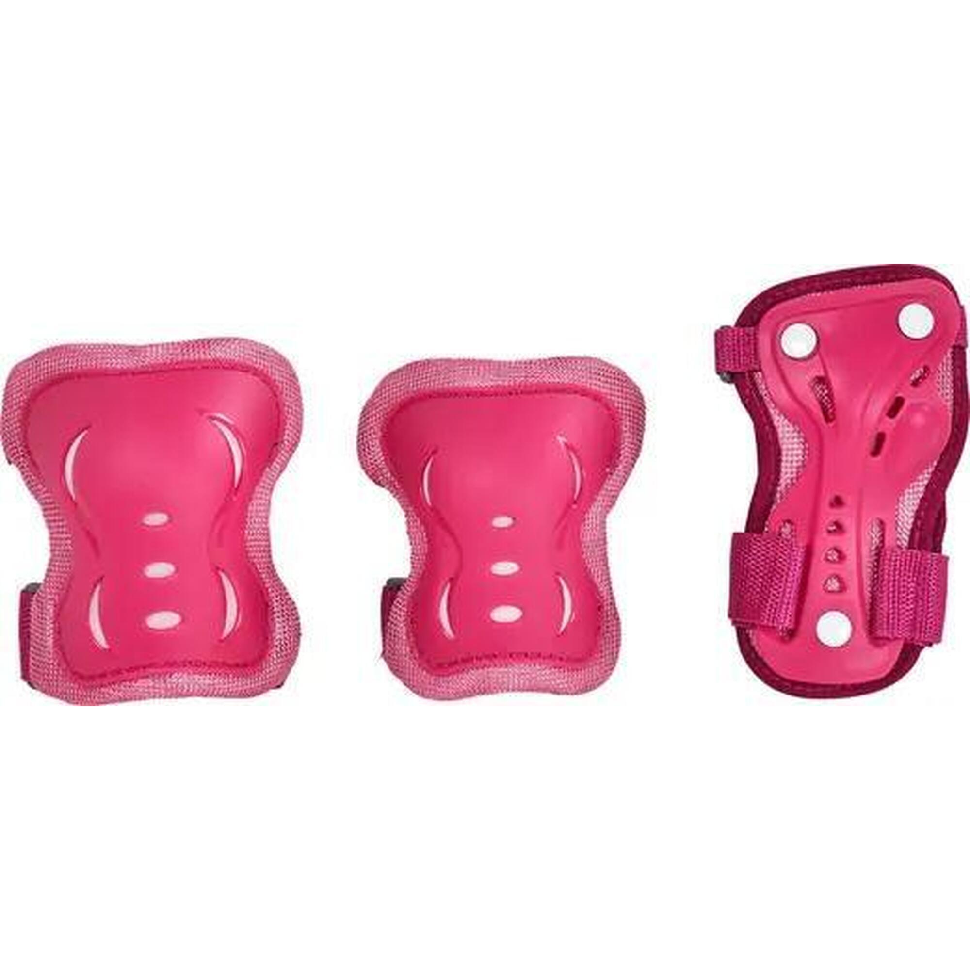 HangUp Skate Protectie Copii Pachet 3 buc - L - Roz