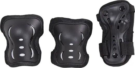 HANGUP HangUp Bambini Protezioni Skate Set Completo - S - Nero