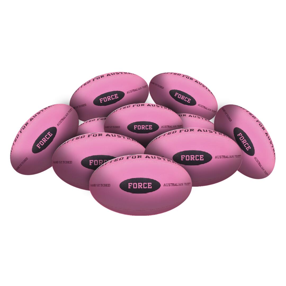 STRADIA FORCE Aussie Rules Ball - Top Grip & Performance - PK10
