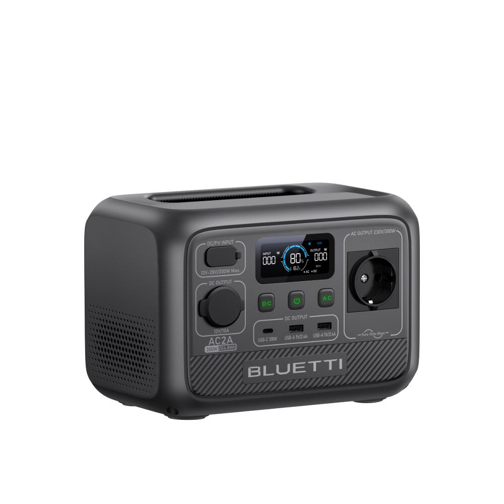 BLUETTI BLUETTI AC2A draagbare elektrische generator - Wandelen Kamperen Caravan - 300 W