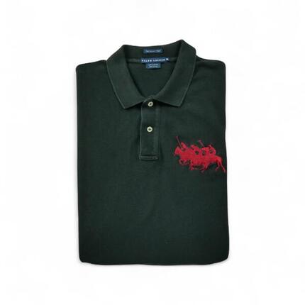 Second life - Krótki rękaw Polo dla kobiet Skinny Black - Jak nowy