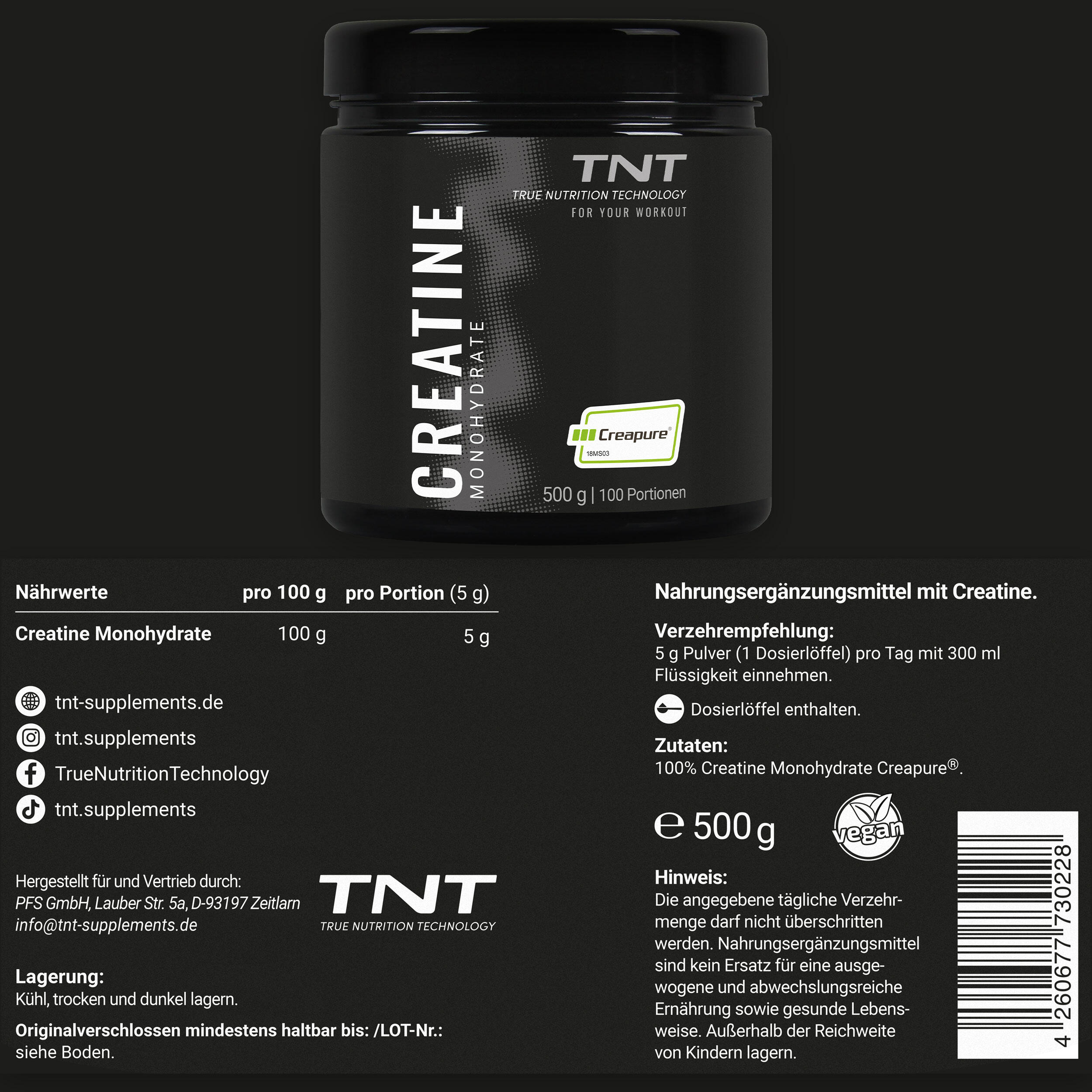 Creatine Monohydrate Creapure® 5/7