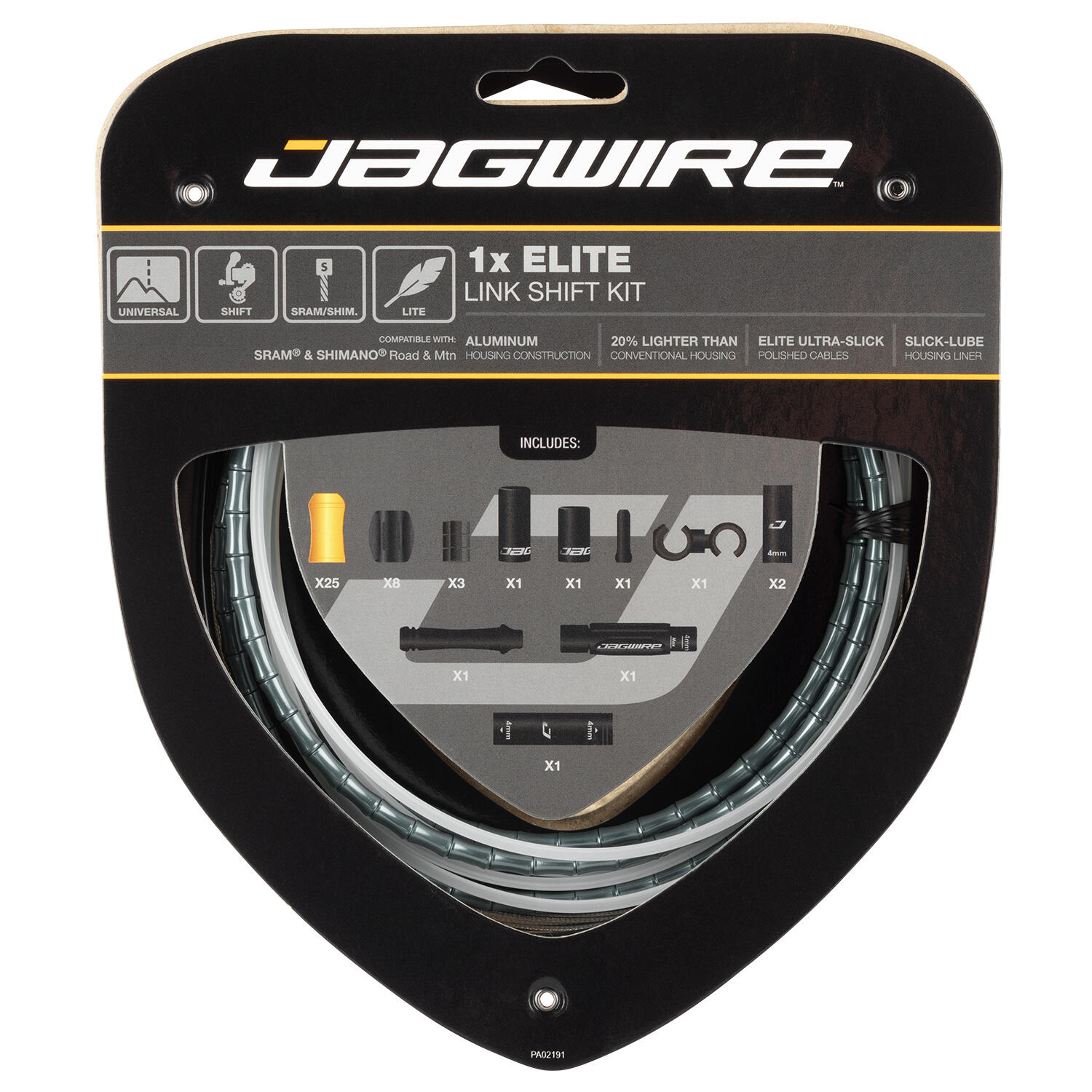 Kit de câbles de dérailleur Jagwire (1x Elite Link) 3/7