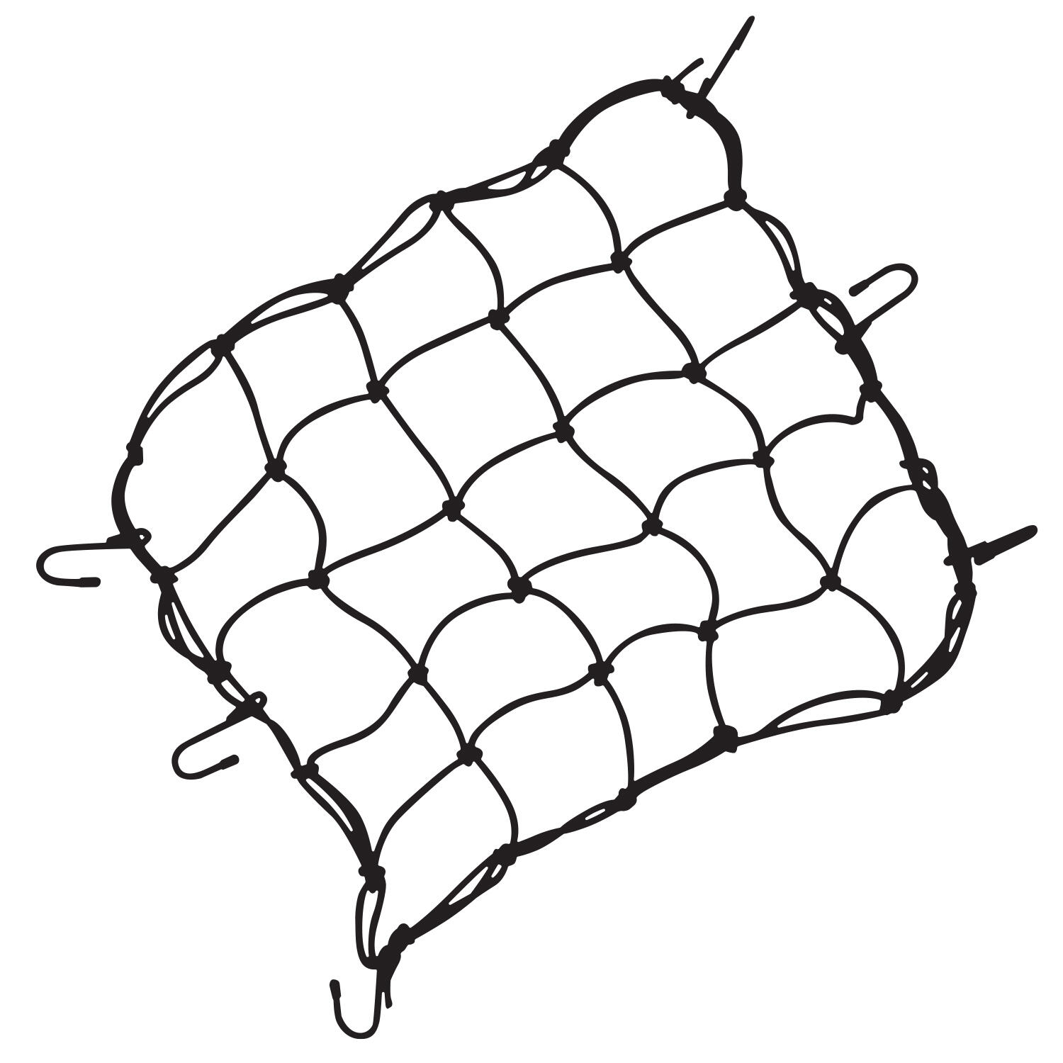 Laden net Topeak Cargo Net 3/7
