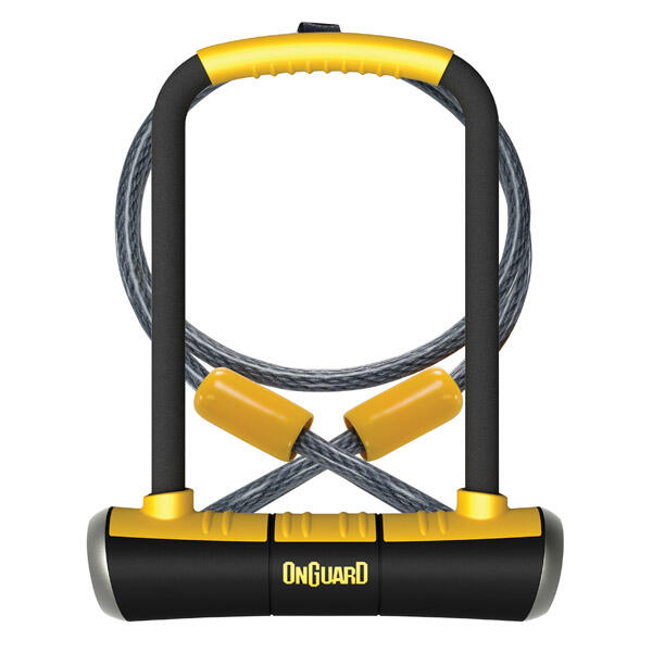 Antivol pour vélo OnGuard PitBull DT 8005 U-LOCK 5 x Clés avec code + câble