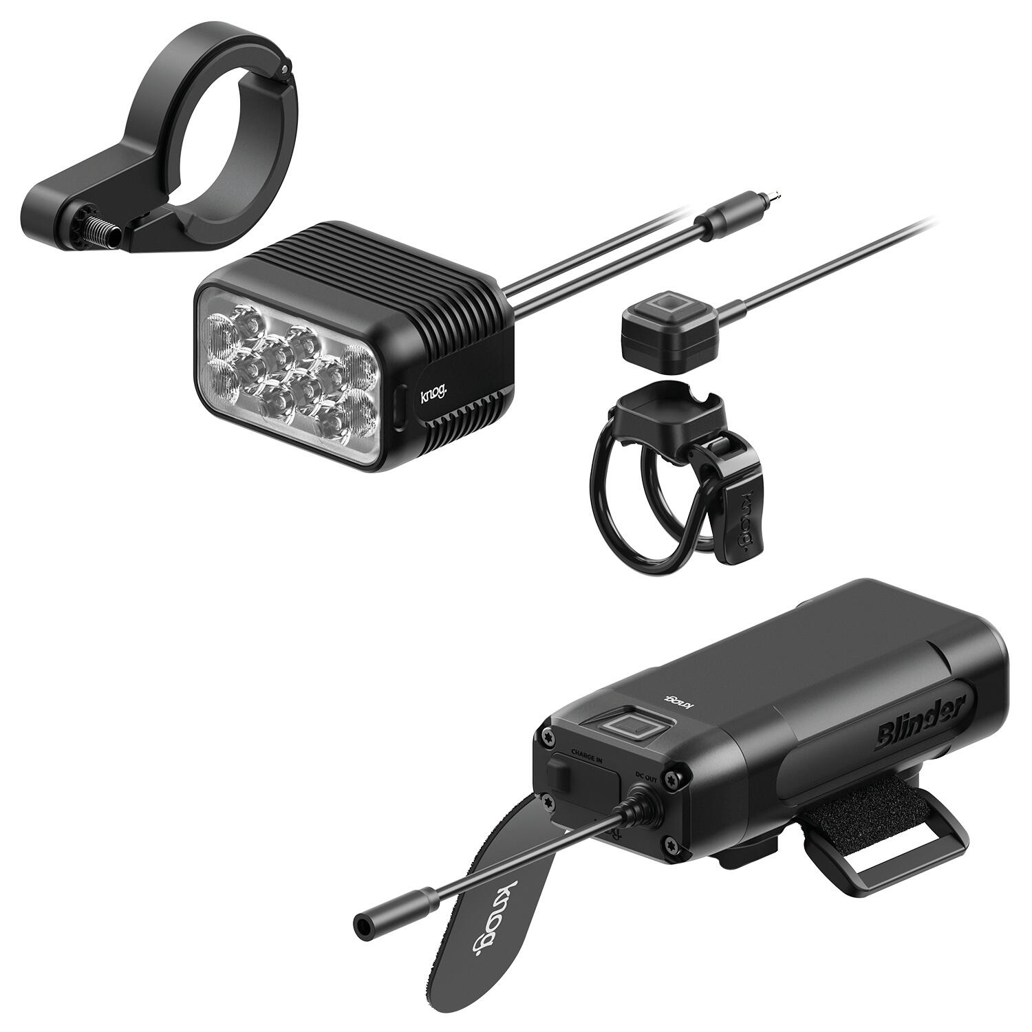 Knog Bike Light Blinder X 1800 + 10k mAh batt 5/7