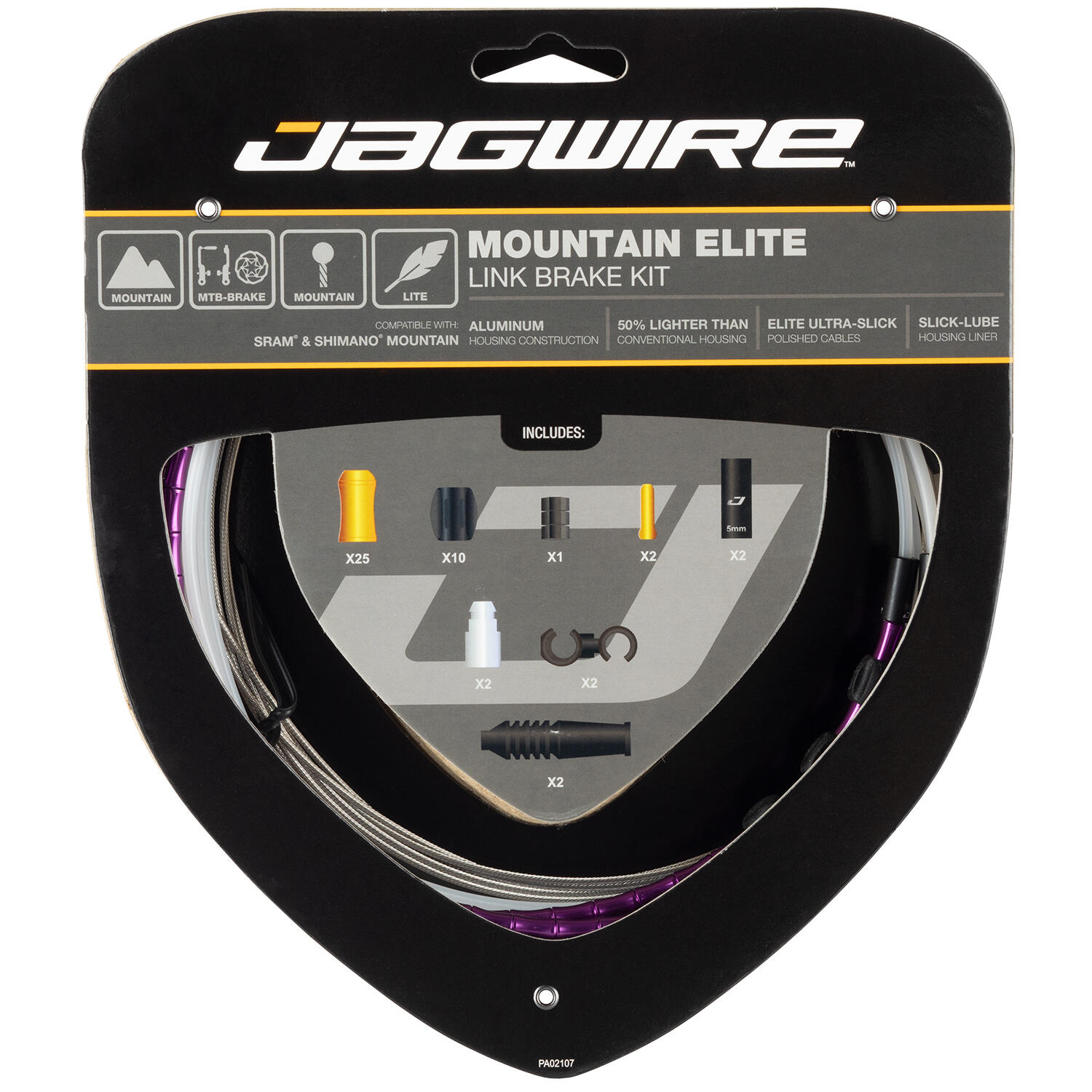Mountain Elite Link Brake Kit - Limited Purple 3/7