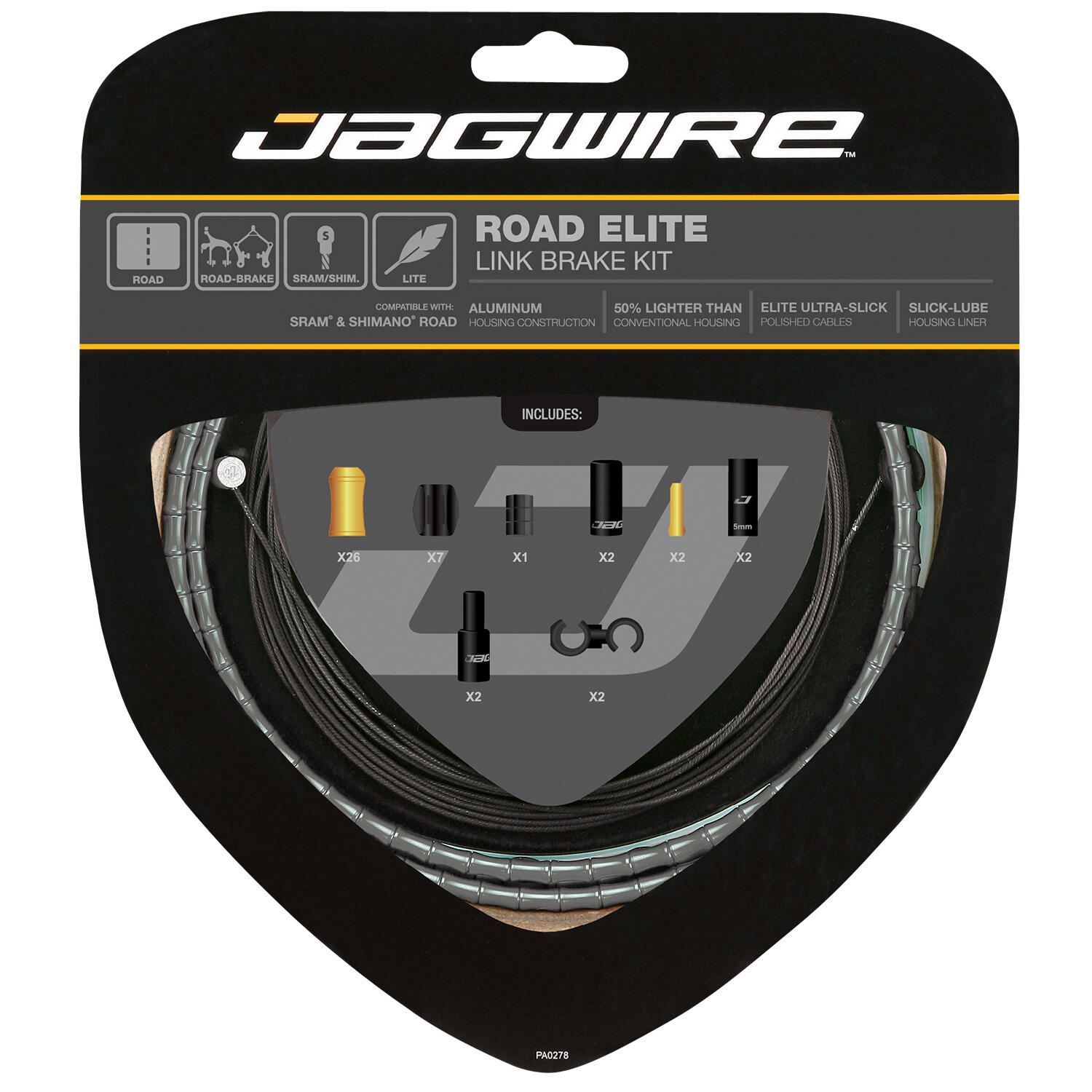 Kit câble de frein Jagwire Road Elite Link 3/7