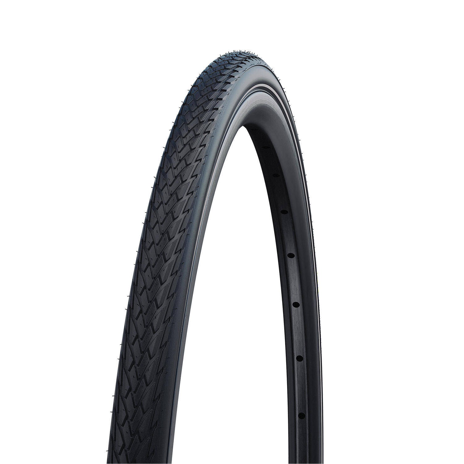 Schwalbe Marathon GreenGuard Buitenband 28 x 1,25 inch zwart met reflectie 5/7