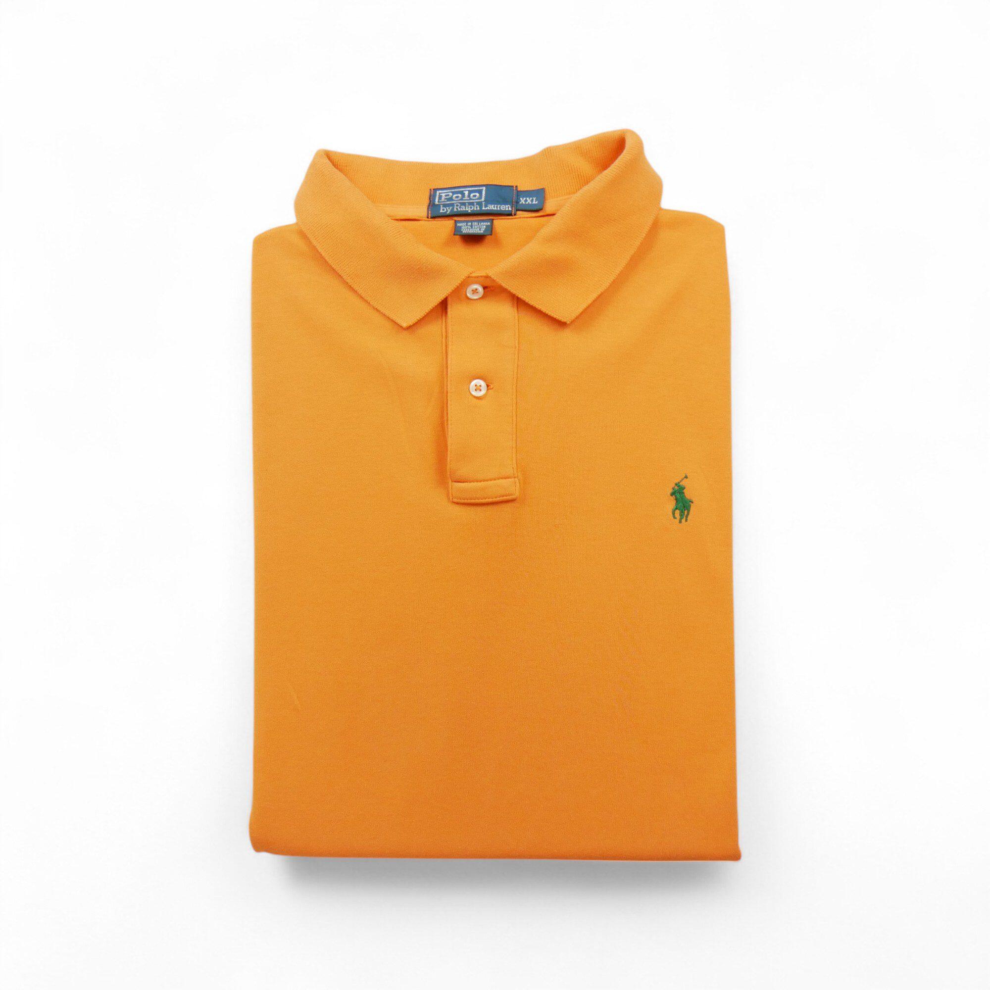 RALPH LAUREN Seconda Mano - Manica corta Polo uomo arancione - Stato eccellente
