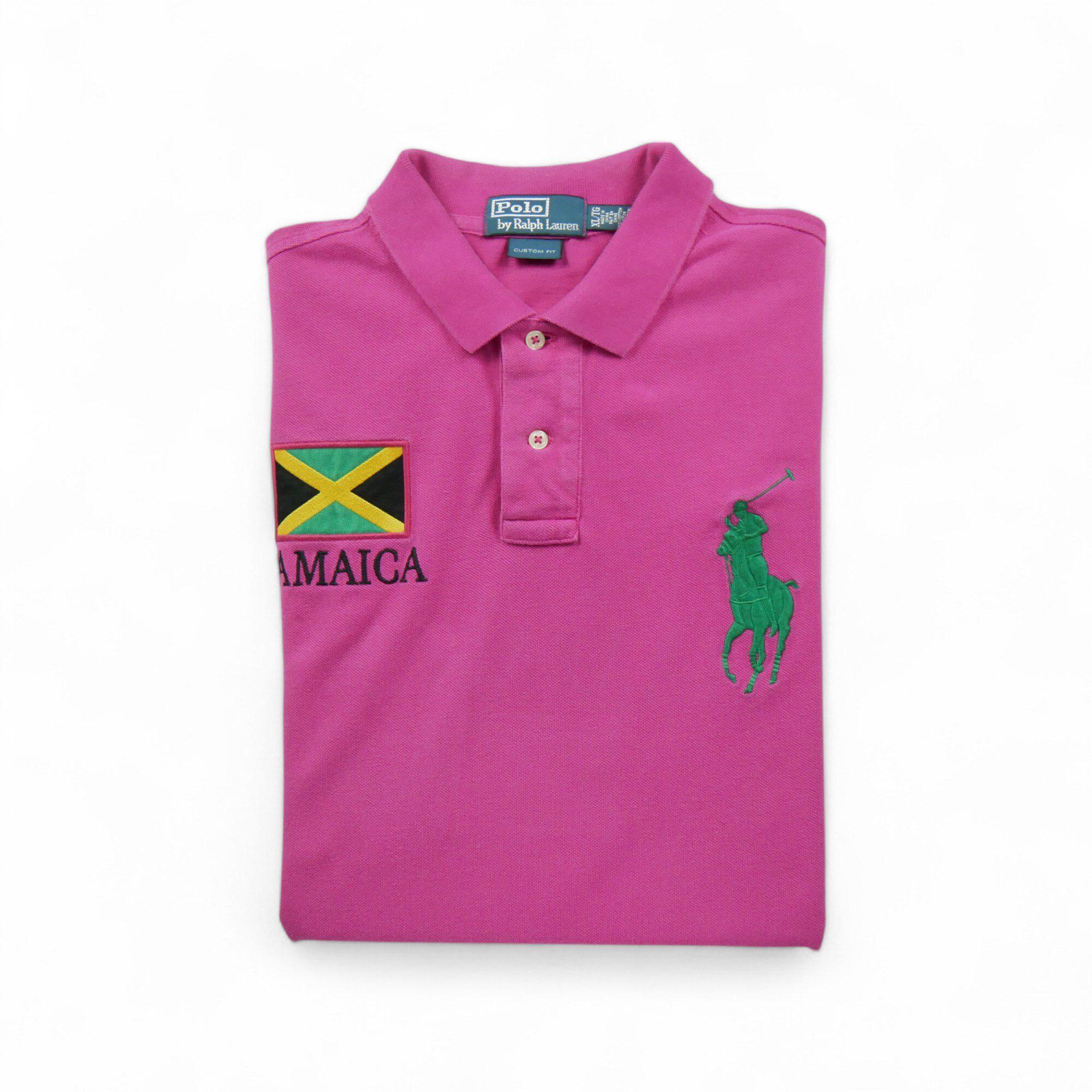 RALPH LAUREN Seconda Mano - Maglietta polo a maniche corte uomo Giamaica - Stato eccellente