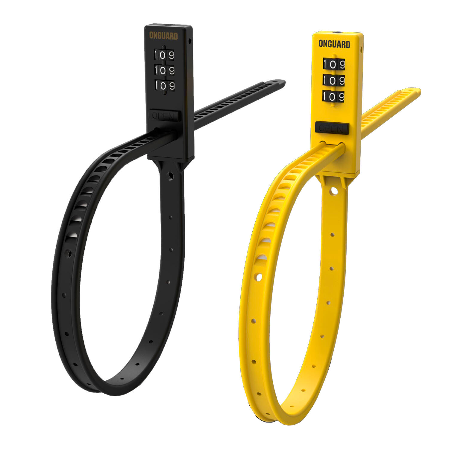 OnGuard ZIP Locks Pack (Black and Yellow) Bicycle Lock 2/6