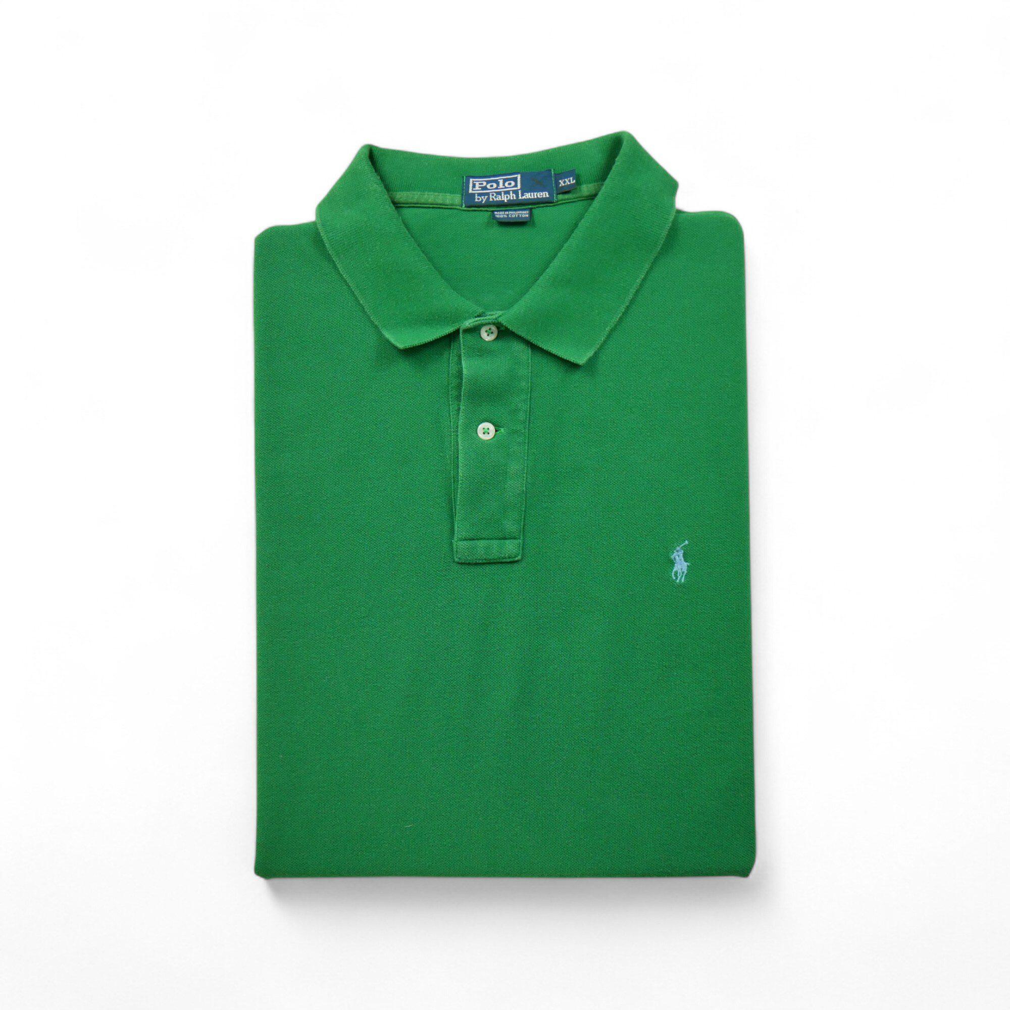RALPH LAUREN Seconda Mano - Maglietta polo a maniche corte verde - Stato eccellente