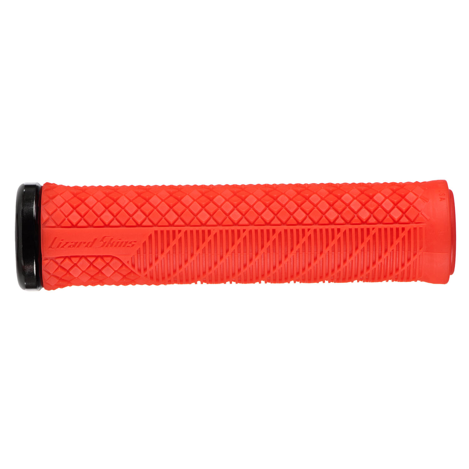 Puños con bloqueo individual Charger Evo de Lizard Skins Fire Rood 3/7