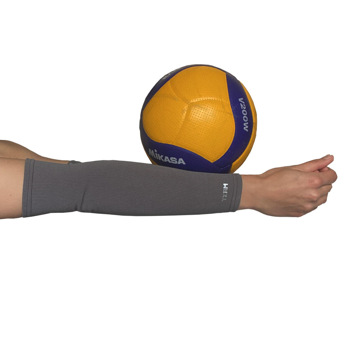 Rękawki siatkarskie unisex JG TEAM prążkowane midi 2/4