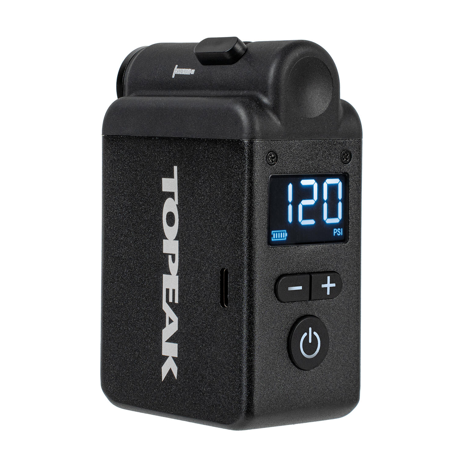 Mini compressor Topeak E-Booster Digital (máx. 120 psi) 6/7