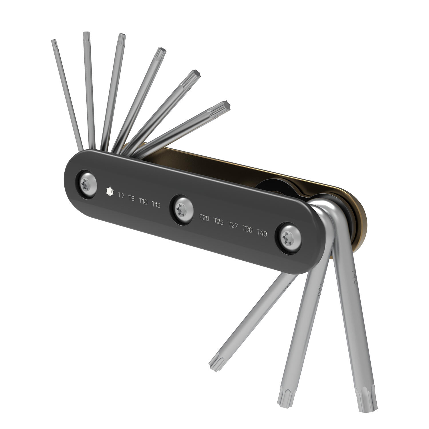 Multi Outils Topeak Torx Combo Noir / Or (9 Fonctions) 6/7