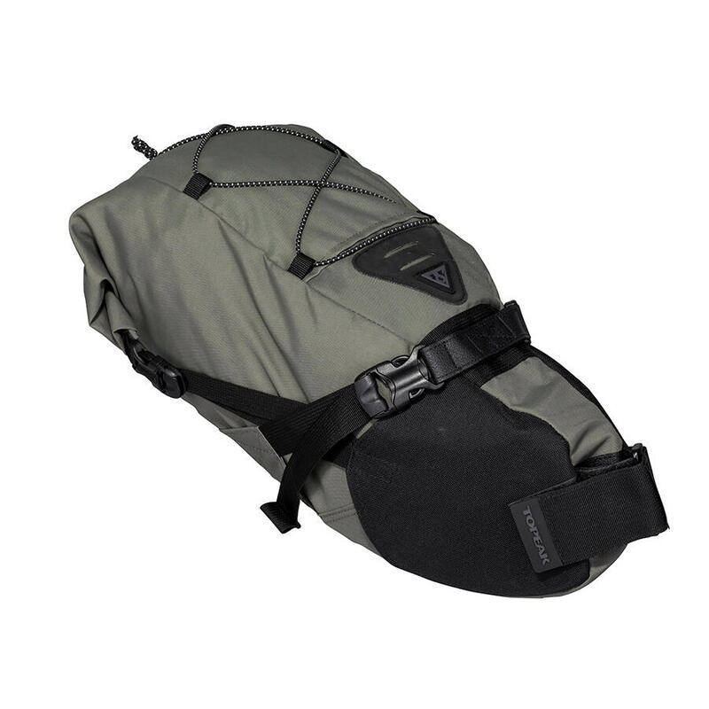 Geanta Topeak BackLoader TBP-BL2G - Volum 10 L, Verde - logo Gri