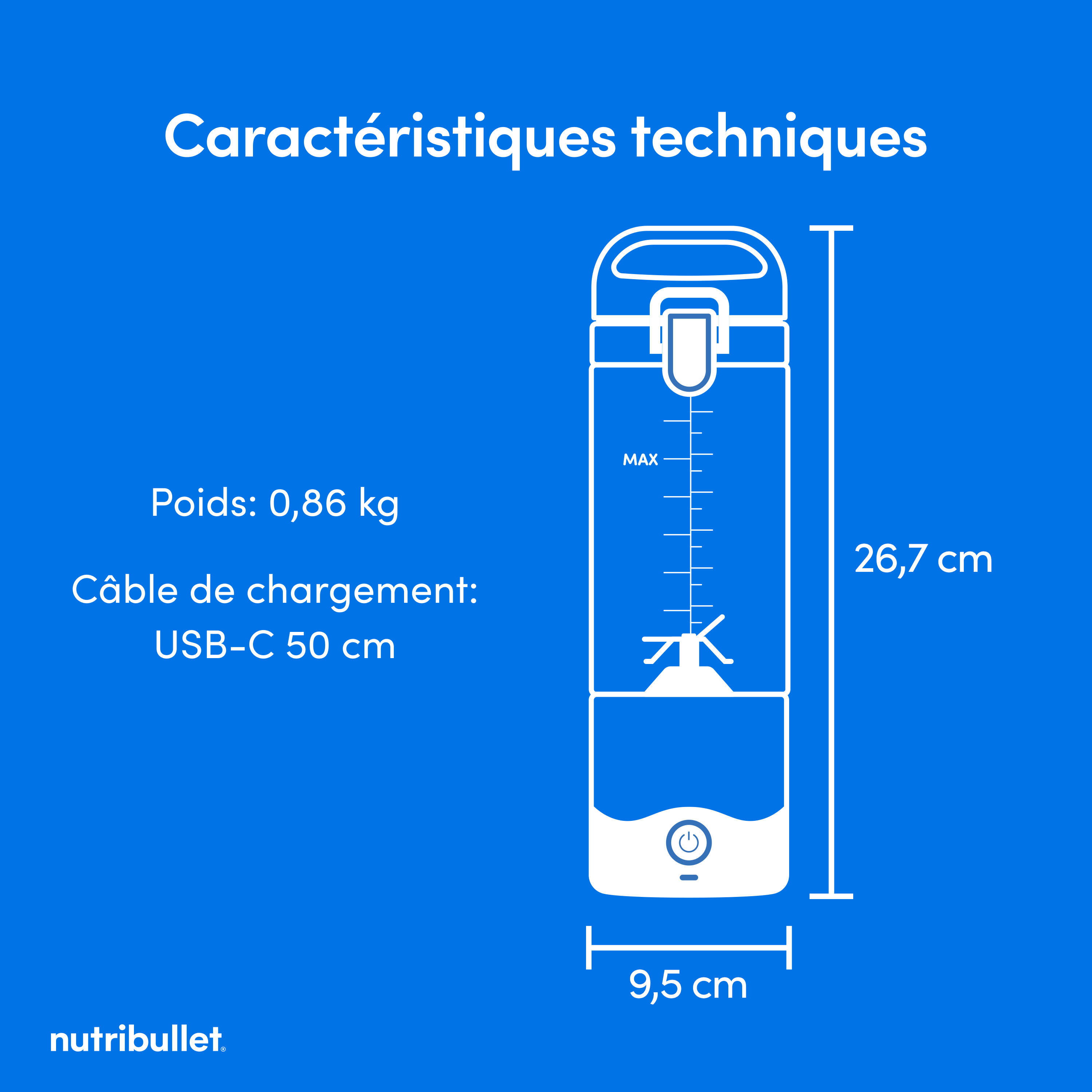 Mixeur Portable Nutribullet 5/7