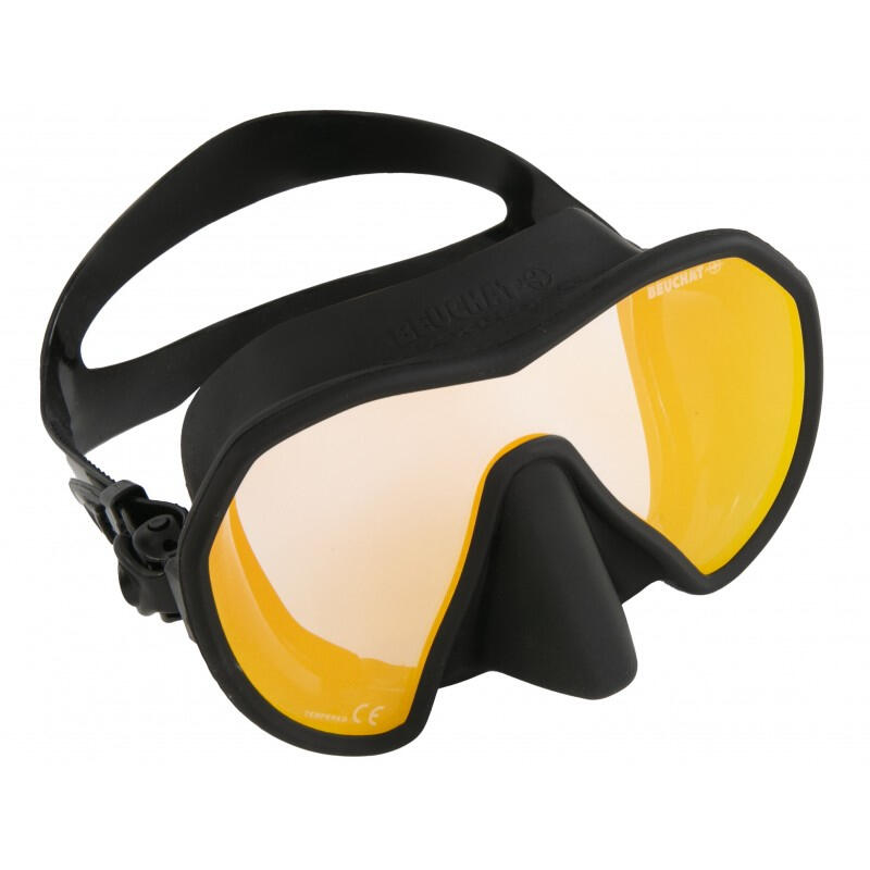 Beuchat - Maxlux S - Verre Coloré - Masque De Plongée - Noir - No Size - Decathlon