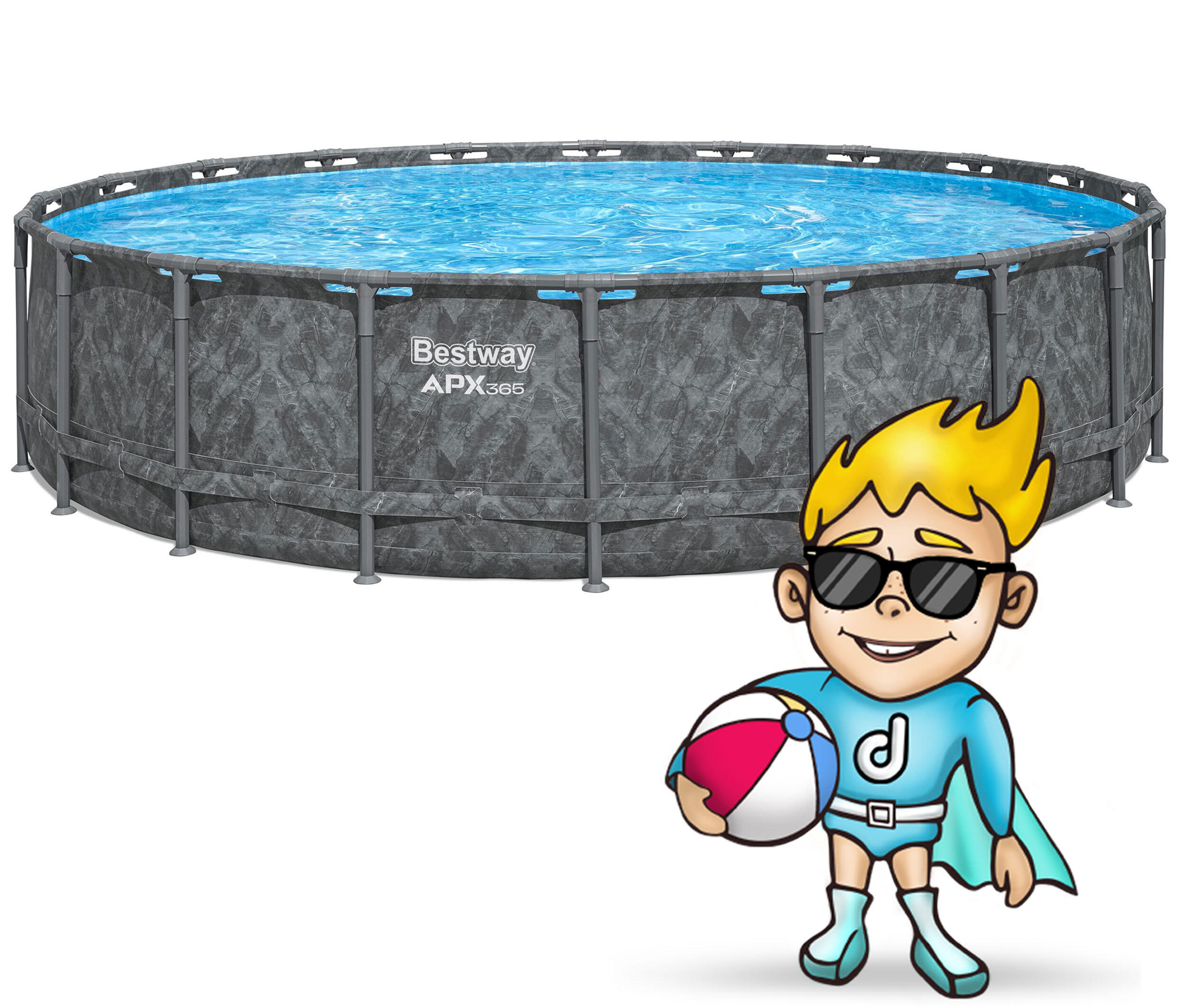 Bestway Piscine hors sol - Ronde - APX 365 - 610 x 132 cm 2/7