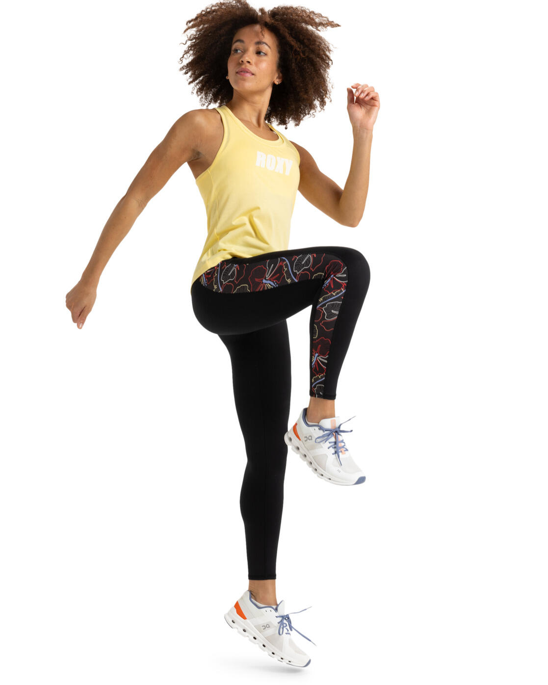 Débardeur technique EVERYDAY FLOW Jaune Femme 4/4