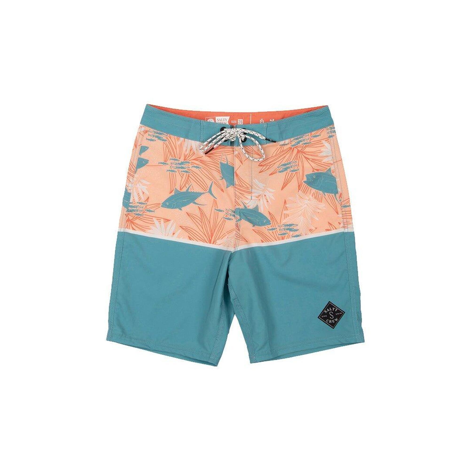 Salty Crew - Coronado Boys Boardshort Enfant - Boardshort - Bleu - 14 À 16 Ans - Decathlon