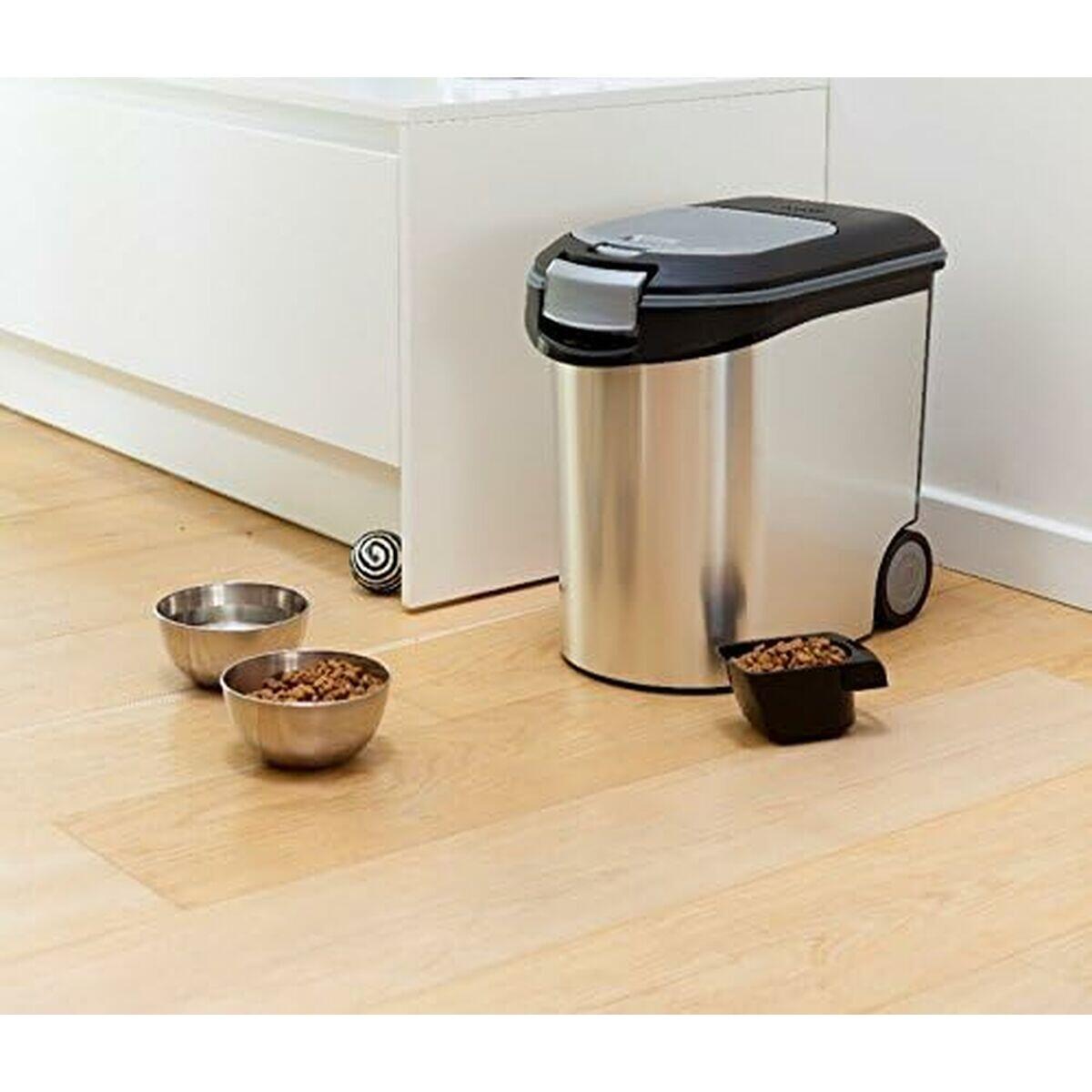 Contenitore di Metallo per Cibo per Cani Curver Grigio 5/5