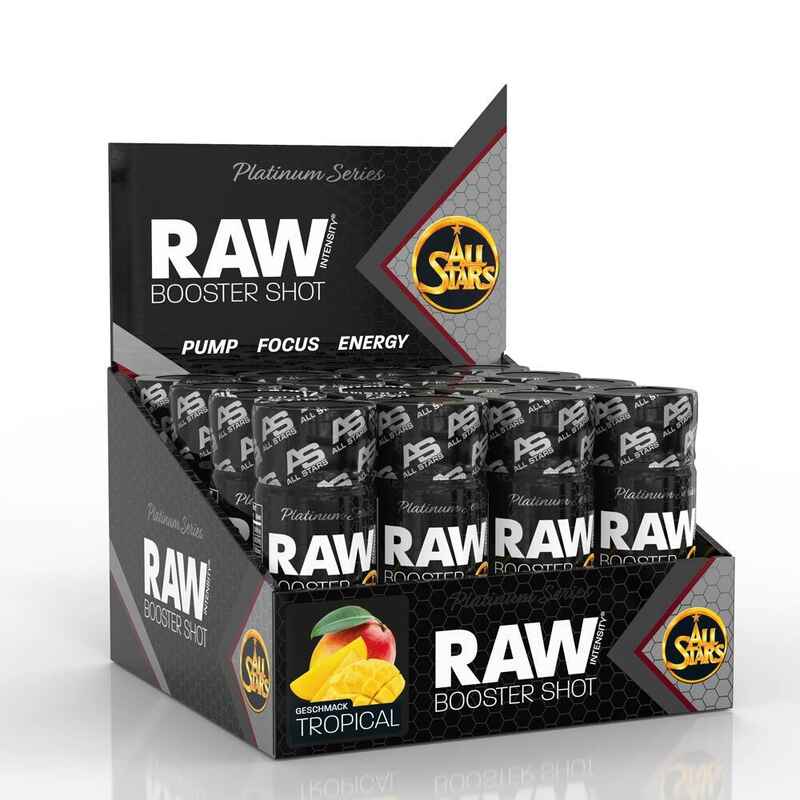 All Stars Raw Intensity Booster Shot Tropical 16er Pack (16 x 60ml) 960ml