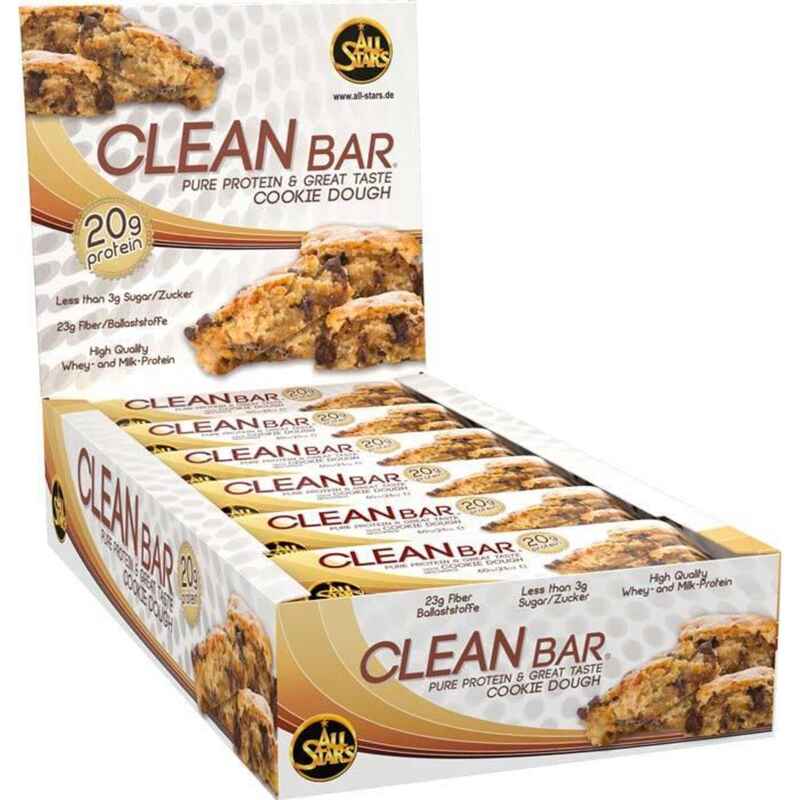 All Stars Clean Bar Cookie Dough 18er Pack (18 x 60g) 1080g